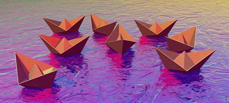 Boatscape-Auspicious 13 pp 8x19